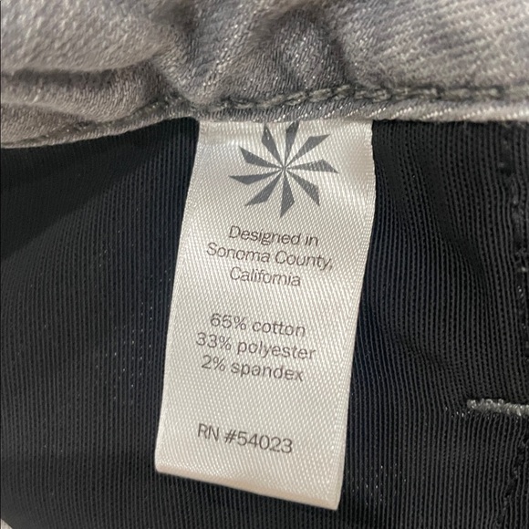 Athleta Sculptek Womens Skinny Gray Wash Midrise Jeans Size 6 - Picture 5 of 8
